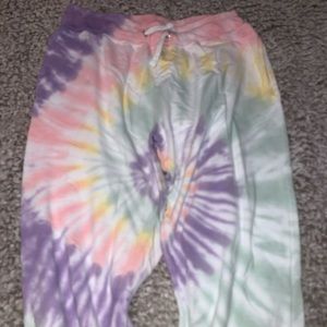 Tie dye sleep pants